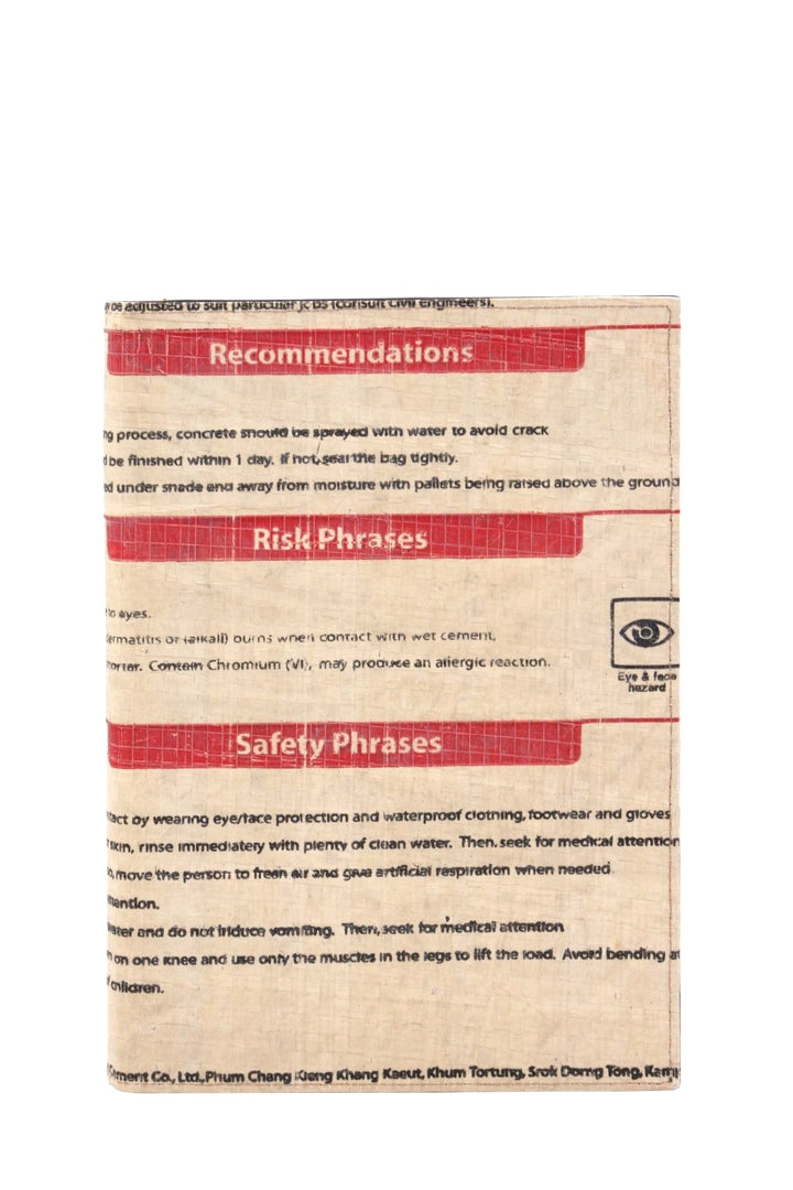 Tagebuch Cement - Recycelte Zementsäcke - LILLYPARK