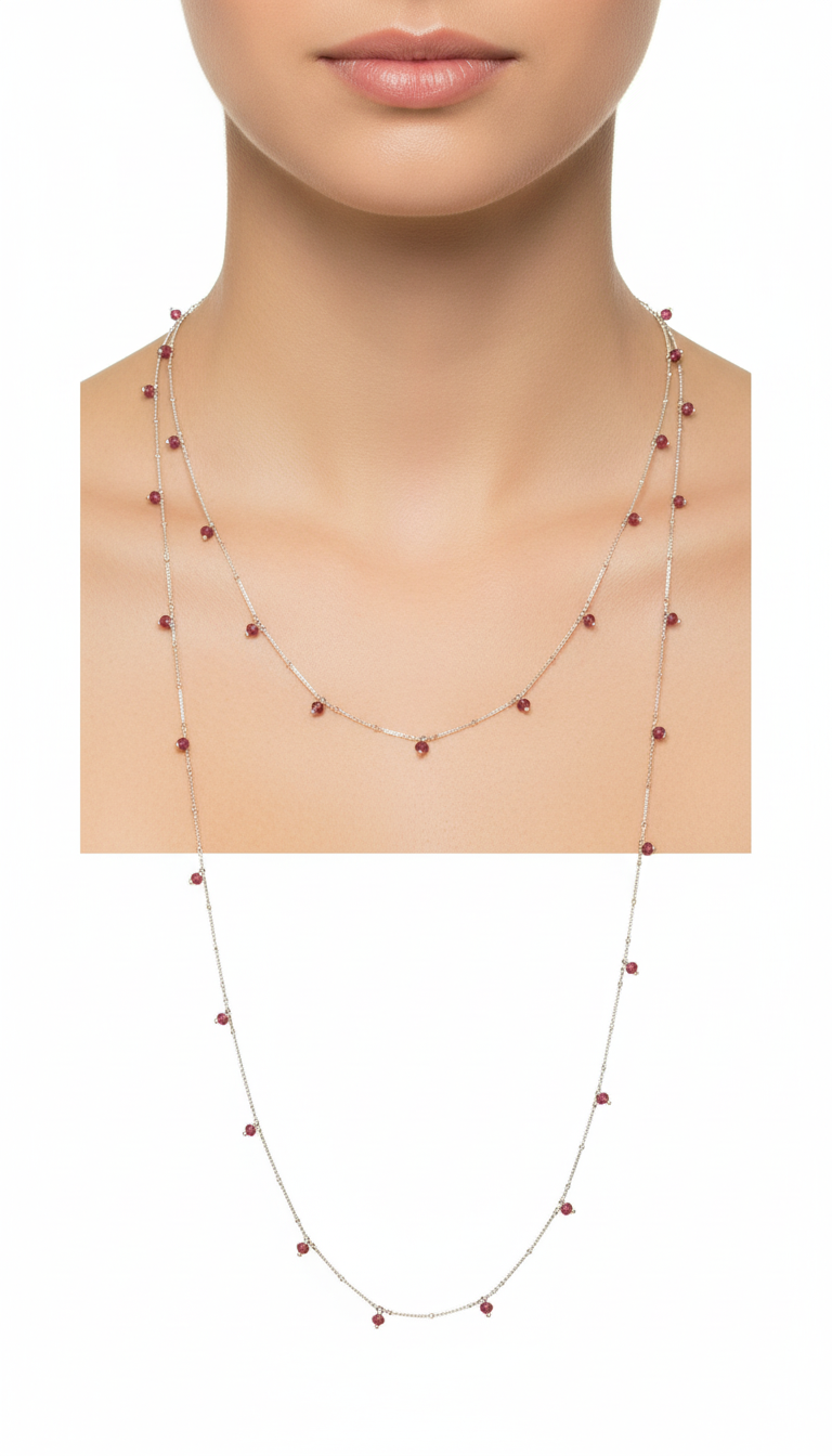 Kette Pearl & Stone - K-jewelry