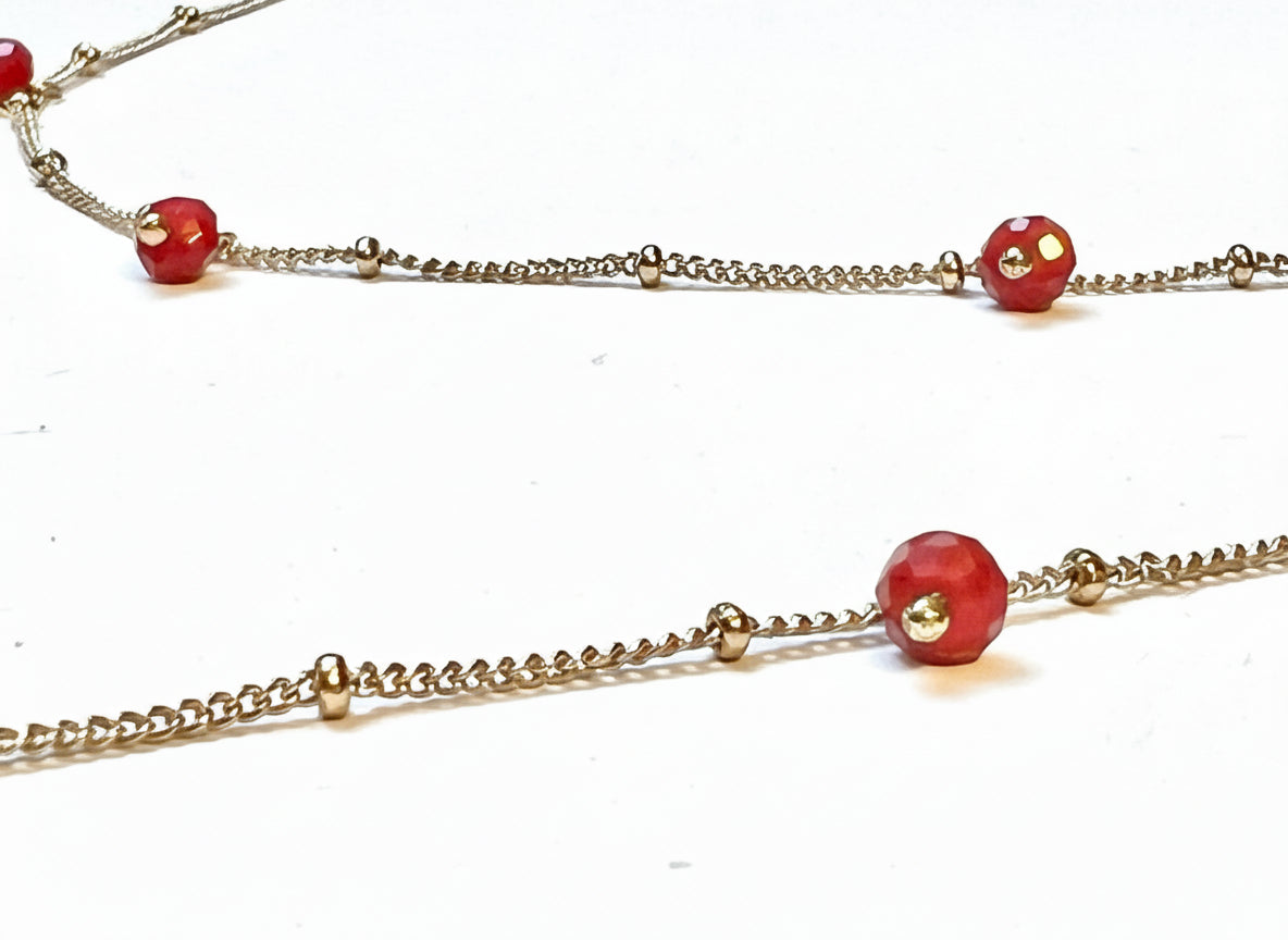 Kette Pearl & Stone - K-jewelry